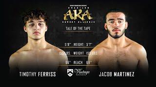 AKA 37 Bout 1 Jacob Martinez vs Timothy Ferris