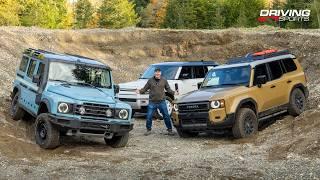 Off-Road SUV Shootout: Land Cruiser vs. Defender vs. Grenadier Trialmaster