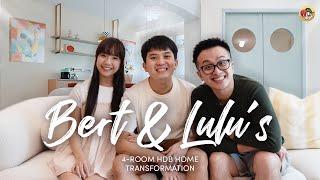 Bert & Lulu's Contemporary 4-Room HDB Resale Home Tour! | Get ID