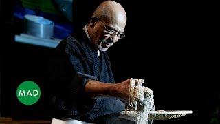 Soba Master Tatsuru Rai Demonstrates His Craft