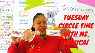 Tuesday 5/19/20 - Preschool Circle Time - Learn at Home