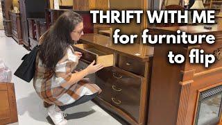 Thrift with Me | What to Look for Before You Buy Furniture to Flip!