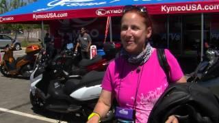 KYMCO Gives Demo Rides at the AMA International Women & Motorcycling Conference 2012