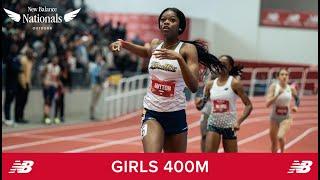 Girls 400m - New Balance Nationals Indoor 2025