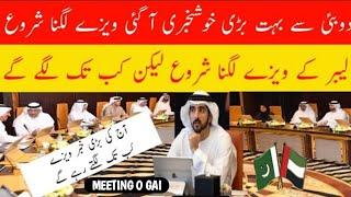 UAE Work Visa New Updates 2024 For Pakistan Dubai Visit Visa Updates || pakistani visa update dubai