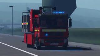 Chadderton Hose Laying Lorry Responding - GMFRS Roblox