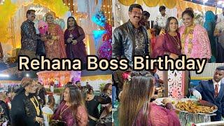 Rehana Boss Birthday Celebration  Vlog | Party  Mai Sab Se Milke Bhot Aacha Laga 