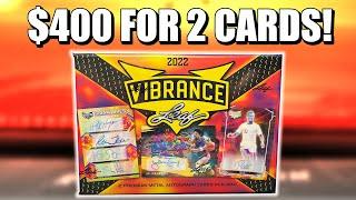 $400 FOR 2 CARDS! | 2022 Leaf Vibrance Multi-Sport Box Battle! 