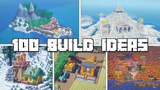 100+ Build Ideas for Your Minecraft Survival World!