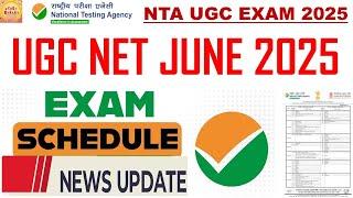 ugc net june 2025 exam schedule new update || ugc net application form filling june 2025 #jrf #net