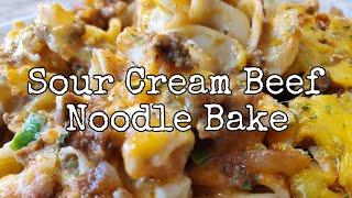 Sour Cream Beef Noodle Bake