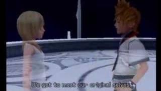 Kingdom Hearts 2 Roxas and Namine