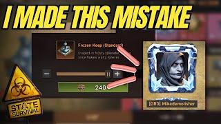 M.I.G.O FRAMES MISTAKES TO AVOID | STATE OF SURVIVAL