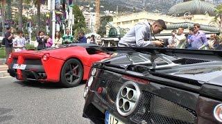 Supercars In Monaco VOL 4. - Zonda F, Veyron, LaFerrari, R8 GT & More!!