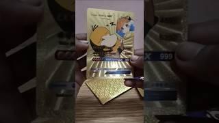 Unboxing The Rare Golden Pokemon Booster Pack  #pokemon #shorts