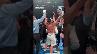 RYAN GARCIA'S WINNING MOMENT  #shorts