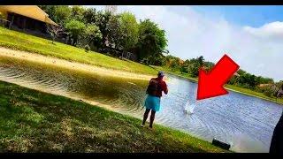 EPIC Drone Crash!! Fishing FAIL!