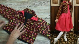 Trendy jacket tutorial # for 5 year girl#cuttingandstitching