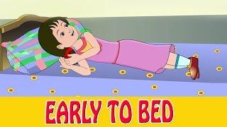 Early To Bed | Animated Nursery Rhyme in English