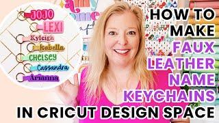 How to Make Name Keychains using Offset in Cricut Design Space