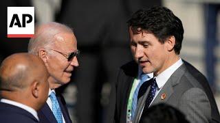 Biden and Trudeau arrive late for group photo with world leaders at G20