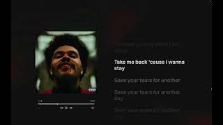 The Weeknd - Save Your Tears (Lyrics)