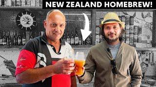 Tasting Ross's New Zealand Home Brew - In New Zealand!