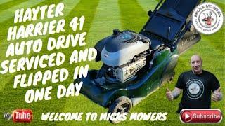 #hayter #lawnmower #howto Hayter Harrier 41 Auto Drive Serviced - How To Service Your lawnmower