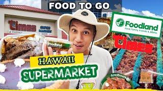 ULTIMATE Hawaii SUPERMARKET FOOD TOUR! Best Hawaii Exclusive Items! Eating Supermarket Food To Go!