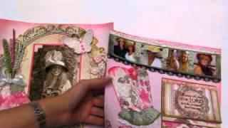 Mother's Day or Friendship Scrapbook Double 12x24 Page Layout