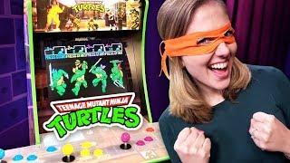 TMNT Arcade: Unboxing, building, playing the Arcade1up game station