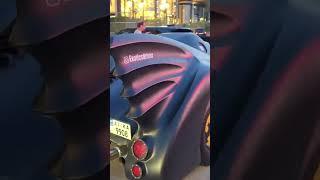 zeus in open batmobile with mohamed hamdy in monaco