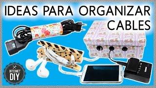 IDEAS fáciles para ORGANIZAR CABLES  Ideas útiles en Internet DIY