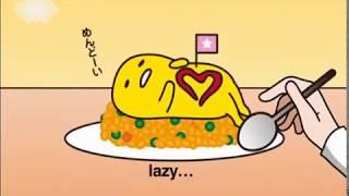 Japanese cartoon, Learn Japanese language to Gudetama