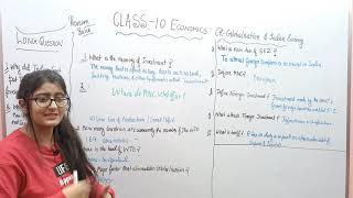 MOST IMPORTANT QUESTIONS CLASS 10 ECONOMICS