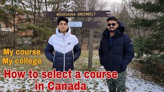 How to select a course in Canada | My course | My college | Lambton | Toronto | Canada | Malayalam |