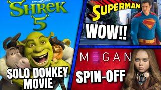 Shrek 5 Update, Full Superman Suit Leaks , M3GAN Spin Off & More!!