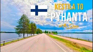 Driving in Finland from Kestilä to Pyhäntä in June 2024