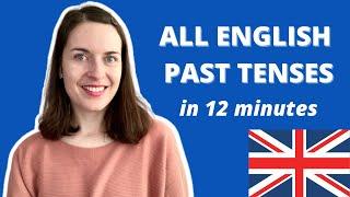 ALL English Past Tenses Explained in 12 Minutes [including USED TO and WOULD!]