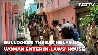 Bulldozer Threat Helps UP Woman Enter In-Laws' House