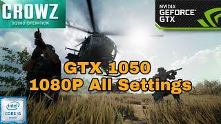 CROWZ GTX 1050 2GB 1080p All Settings I5 7500