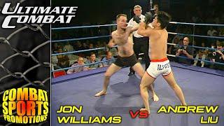 GREAT UPPERCUT KNOCKOUT! Jon Williams vs Andrew Liu - FULL MMA FIGHT - Ultimate Combat 3