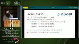 C++Now 2019: Arthur O'Dwyer "Boost.Blockchain: A new business model for open source”
