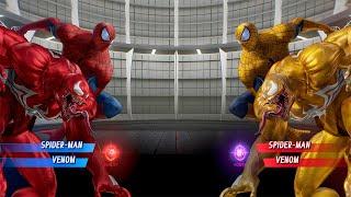 SpiderMan & Red Venom VS Yellow Spider-Man & Venom - MARVEL VS. CAPCOM: INFINITE