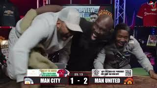 Man City 1-2 Man United GOAL REACTIONS