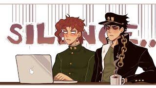 JoJo Comic Dub: "Jotaro and Kakyoin's Internet History" (Comic by the_mortal_coil)