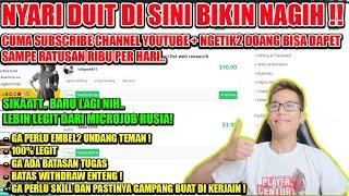 Bikin nagih! cuma subscribe channel youtube & ngetik doang bisa dapet ratusan ribu/hari di workedbd