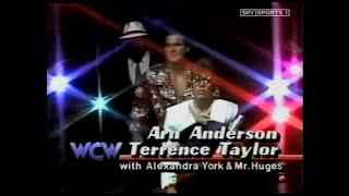 Bobby Eaton & Dustin Rhodes vs Arn Anderson & Terrence Taylor   Worldwide June 8th, 1991