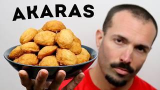 ACCARAS (Cowpea Fritters) [AFRICAN STREET FOOD] AKARAS - Black Eye Beans