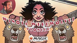 Winota Werewolves 🟢 Pioneer MTG Gameplay & Deck Tech | Much Abrew